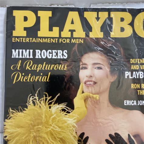 mimi rogers playboy|Posed Naked for Playboy